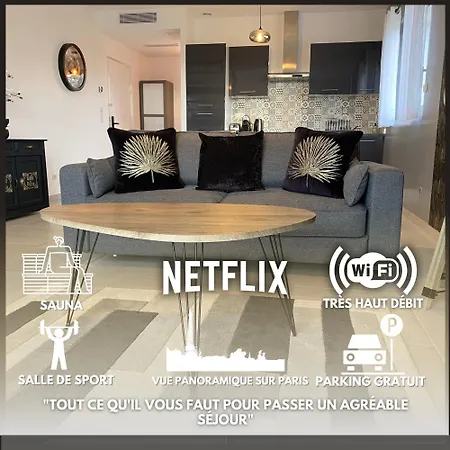 La Perchee Calme, Sauna, Parking Prive Appartement