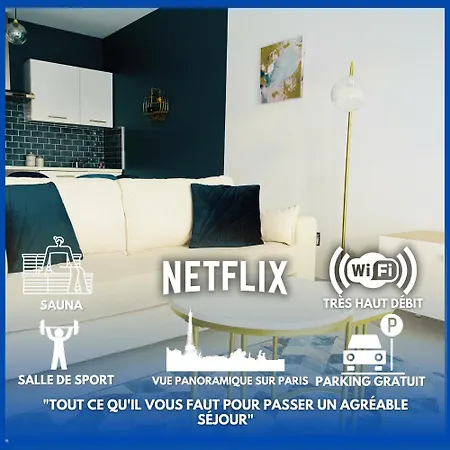 La Perchee Calme, Sauna, Parking Prive Appartement